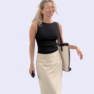 Japanese Plein De Vie Pencil Skirt Lined Ladies